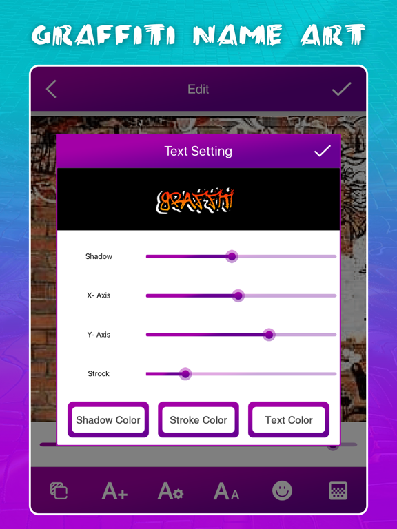 Screenshot #5 pour Graffiti Text Name Art
