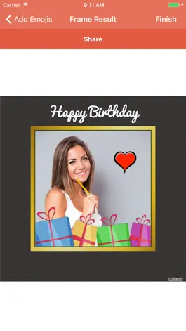 Game screenshot Happy Birthday Photo Frame Top mod apk