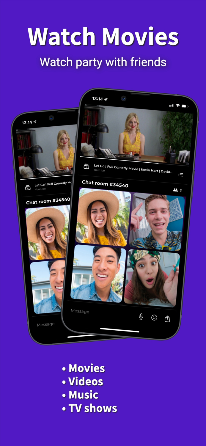 Watch movies together WEVER