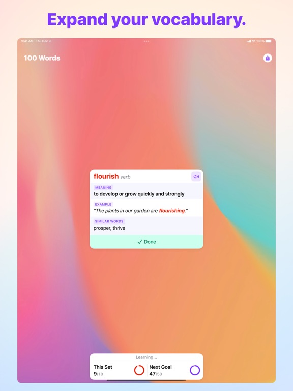 IELTS Vocabulary - 100 Words