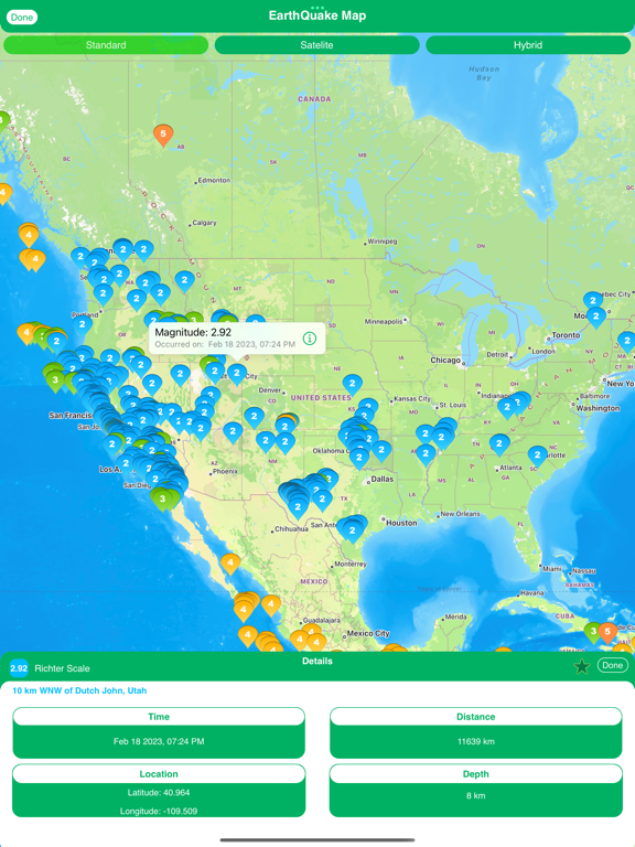 Screenshot #5 pour EarthQuake Map