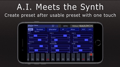 Screenshot #2 pour Kauldron Synthesizer