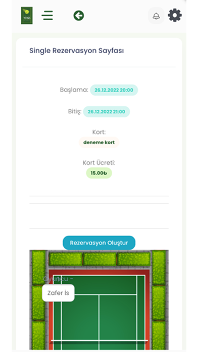 Grand Tenis Adana Screenshot