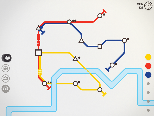 ‎Schermata di Mini Metro