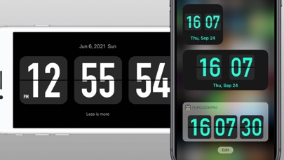 Flip Clock - digital widgets Screenshot