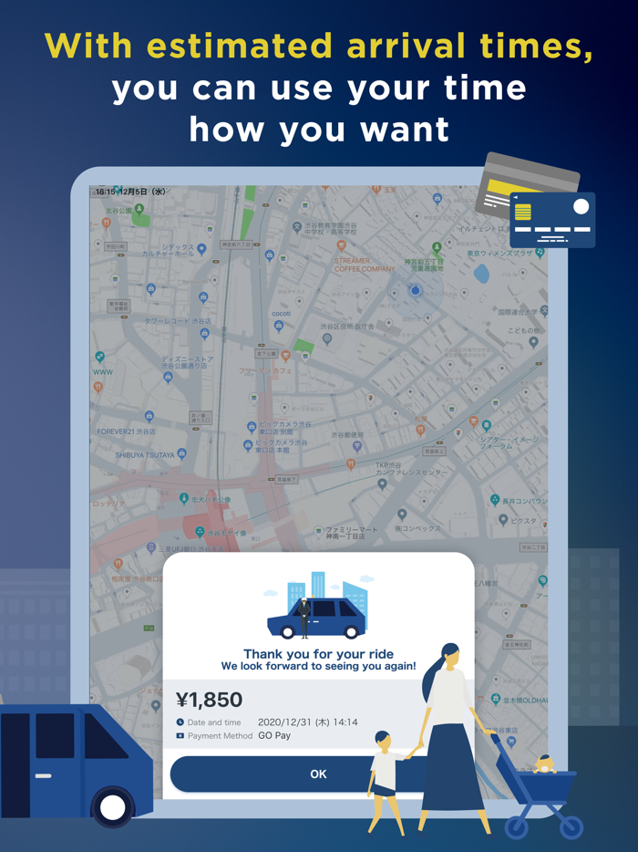GO - Taxi app for Japan