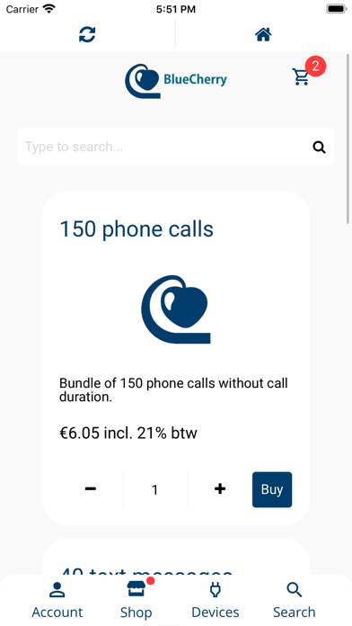 BlueCherry Screenshot