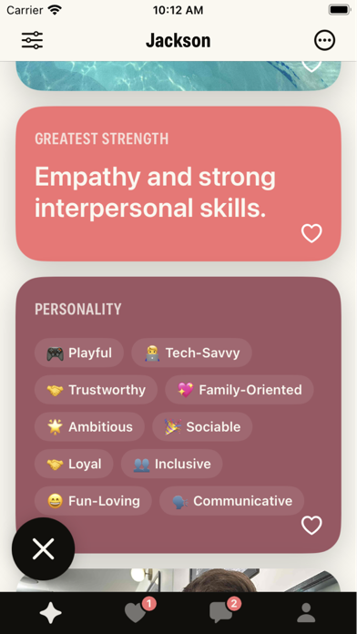 Cosmic: Insightful Dating App Screenshot