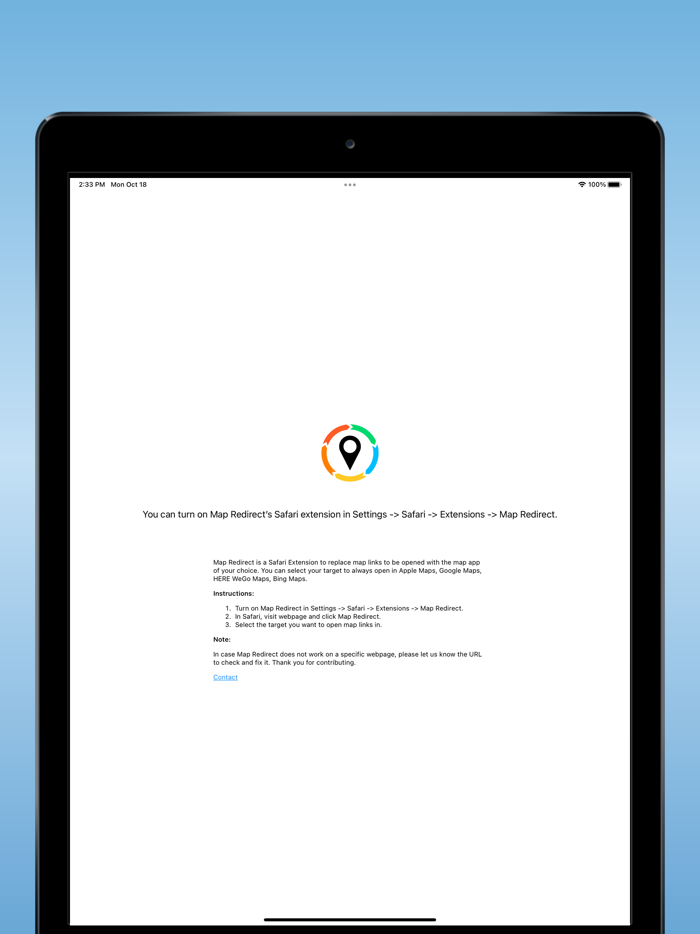 Map Redirect for Map Links