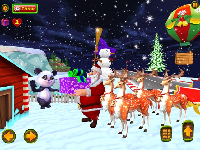 Santa Claus Games Gift Delivery 3D: Christrmis Snow Mission Santa
