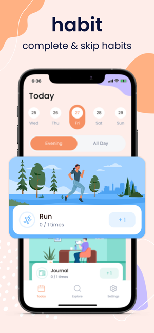 ‎Haptive - Habit Tracker & Goal Screenshot