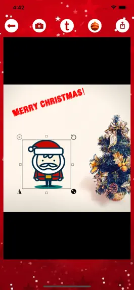 Game screenshot Create Christmas happy cards hack