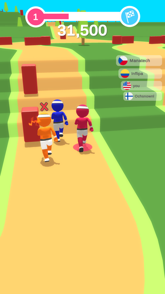 #3. PartyRun.io (iOS) 由: Henrique Silva