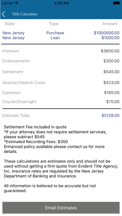 Evident Title Agency Screenshot 4 - AppWisp.com Evident Title Agency Screenshot 4 - AppWisp.com
