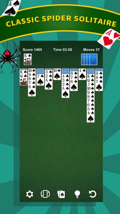 Spider Solitaire ~ Classic screenshot 1