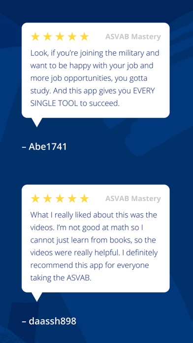 ASVAB Mastery | Practice Test Screenshot