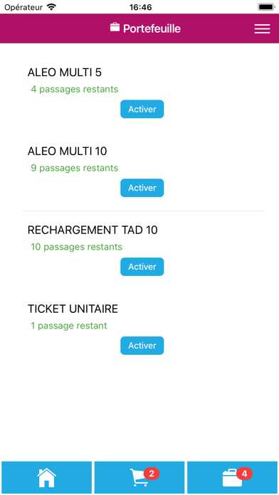 M-Ticket Aléo Screenshot