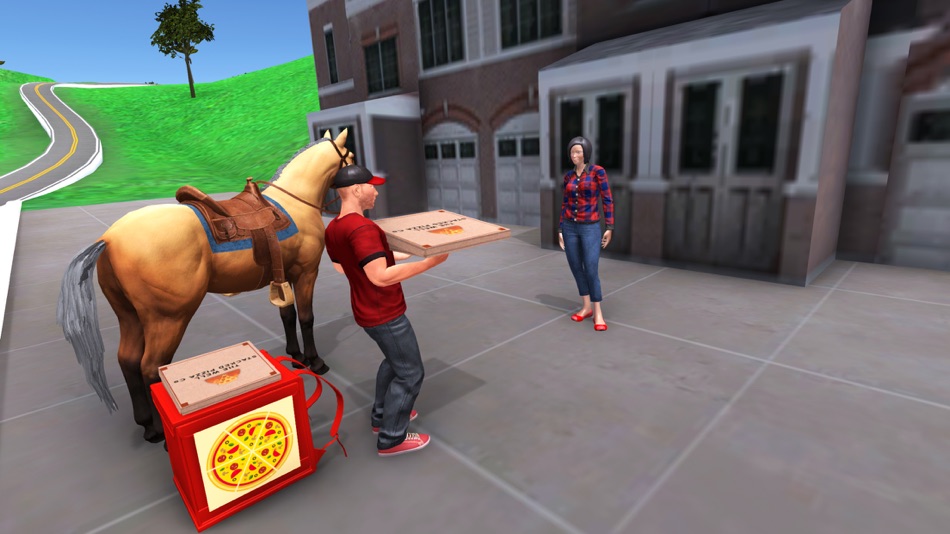 #2. Horse Pizza Delivery Boy (iOS) By: Amir Khurshid