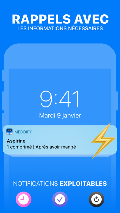 Screenshot #1 pour Meddify: Rappel de Pilule