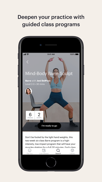 Glo | Yoga and Meditation App Screenshot