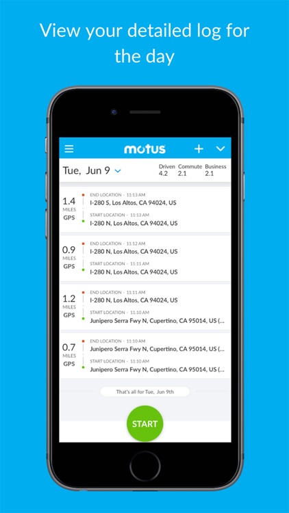 Motus - Business Mileage Log screenshot-4