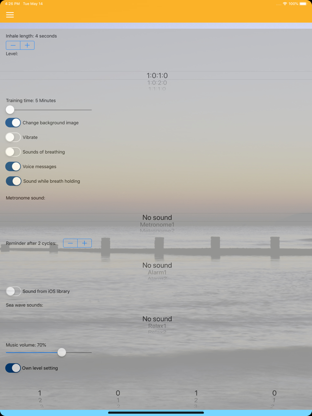 ‎Pranayama Breathing Yoga Timer Screenshot