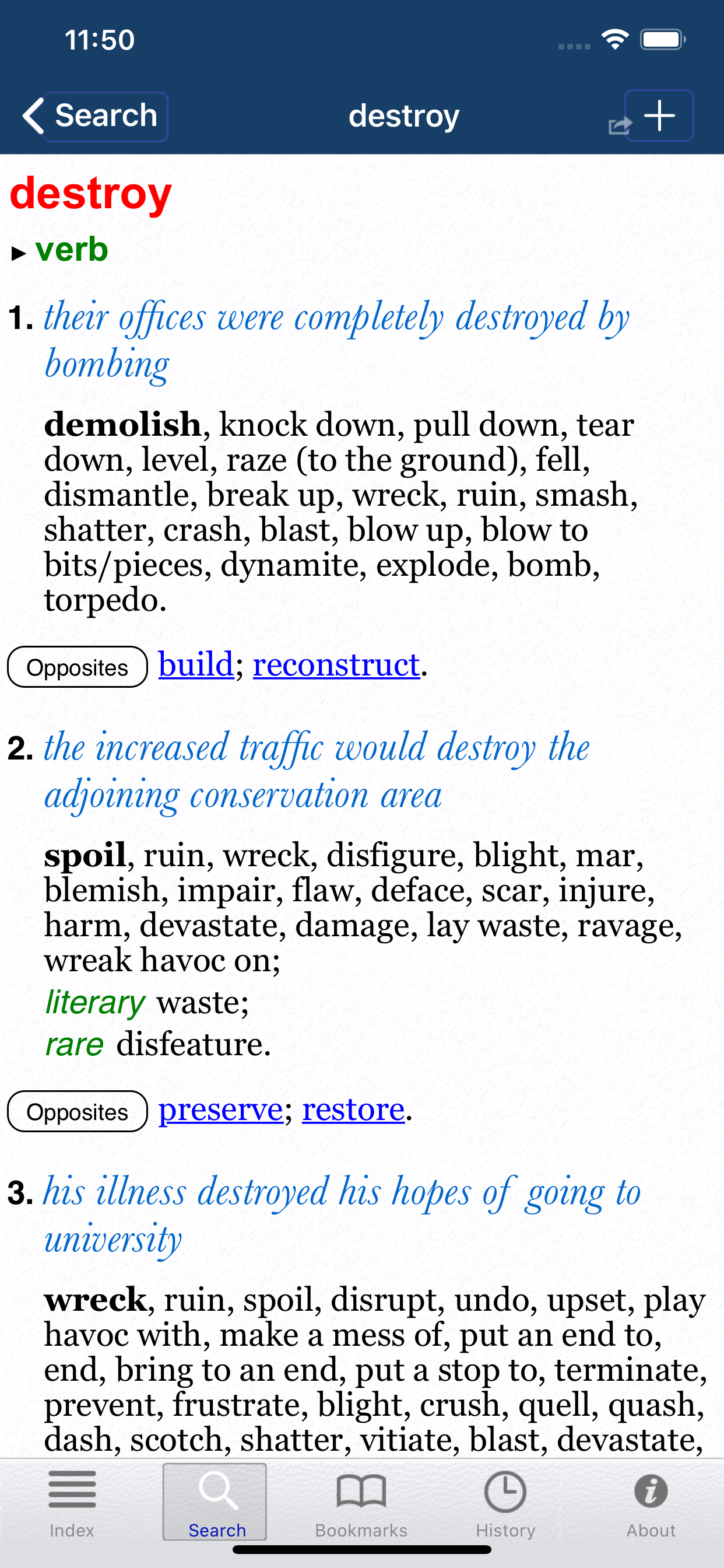 Oxford Thesaurus of English.