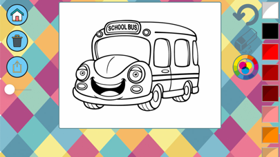 Cars coloring book to paint Screenshot