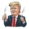 Mr Trump Emoji Funny Stickers delete, cancel