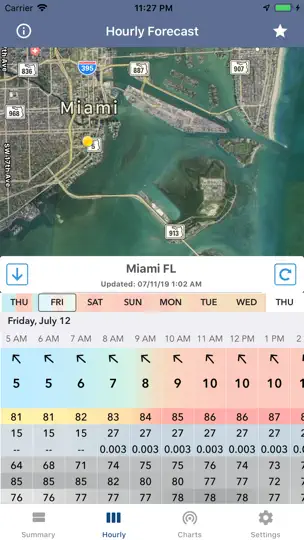 National Weather Forecast Data iPhone Screenshot 2