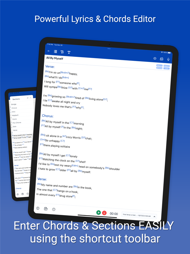 Songwriting Studio Screenshot