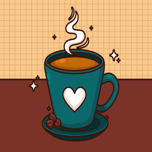 Coffee-Hot Coffee Stickers icon