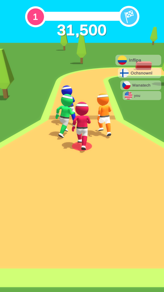 #1. PartyRun.io (iOS) 由: Henrique Silva