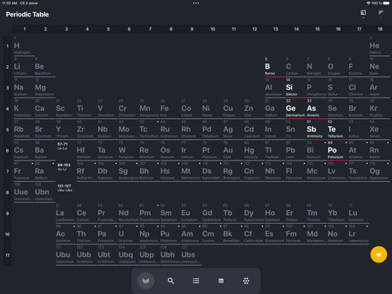 Periodiek Systeem 2024(Chemie) iPad app afbeelding 6