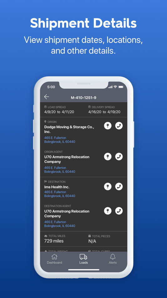 #5. Stride Load Management (iOS) بواسطة: UniGroup, Inc.