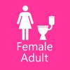 Toileting: Female Adult icon