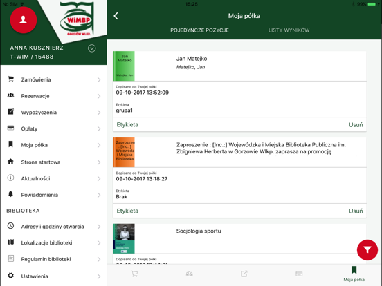 WiMBP Gorzów - mPROLIB iPad screenshot 5