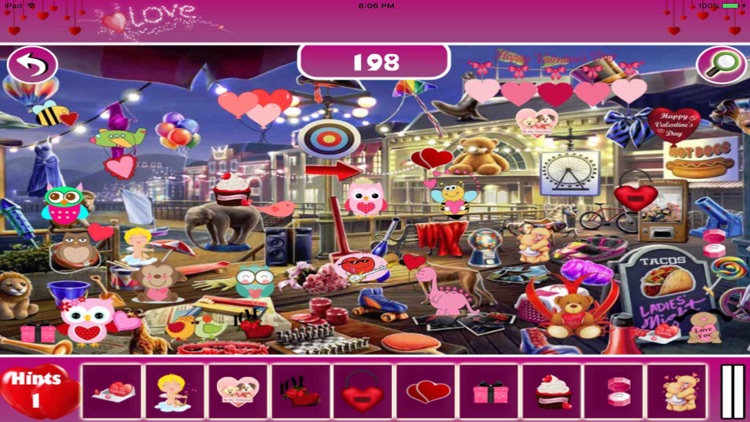 Valentine Hidden Objects