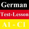 German exercises, test grammar delete, cancel