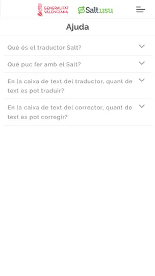 Captura de pantalla de GVA Salt.usu en iPhone 7