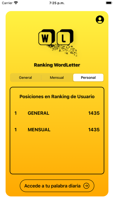Wordletter Español Screenshot