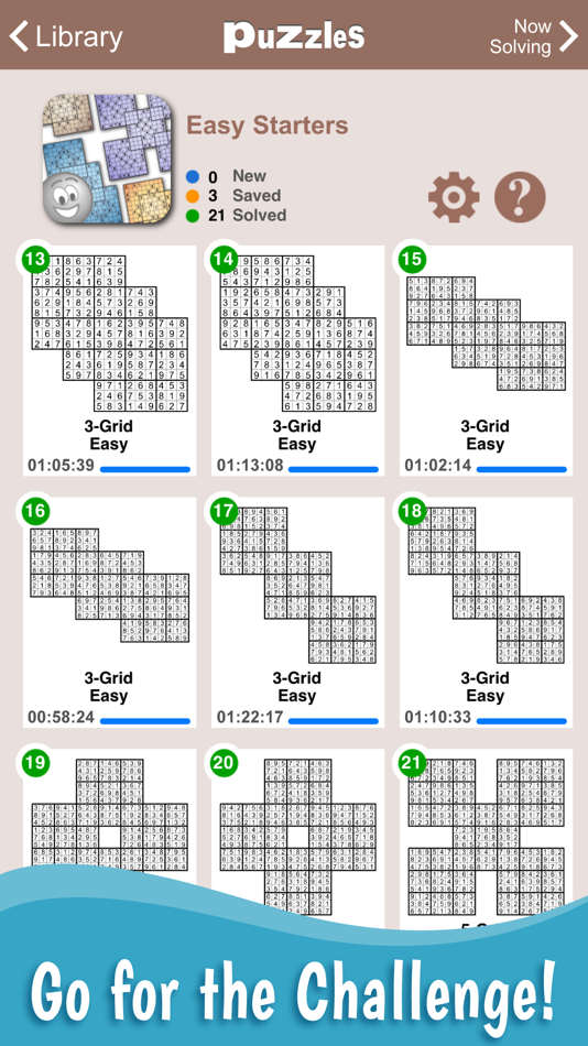 #5. MultiSudoku: Samurai Sudoku (iOS) 由: Conceptis Ltd.