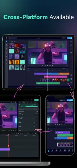 Game screenshot Filmora：AI Video Editor, Maker apk