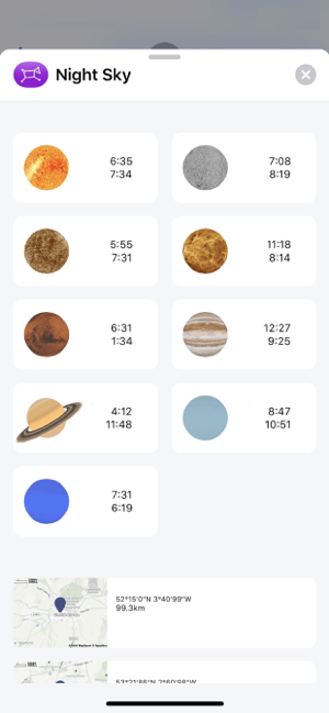 ‎Night Sky Screenshot