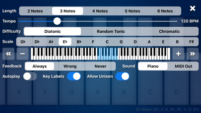 Melody Ear Training Screenshot