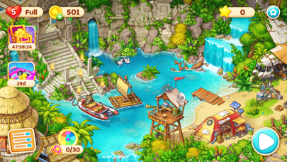 CityMix Solitaire TriPeaks Screenshot