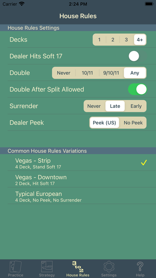 #3. BlackJack 101 Pro Trainer (iOS) بواسطة: David Richmond