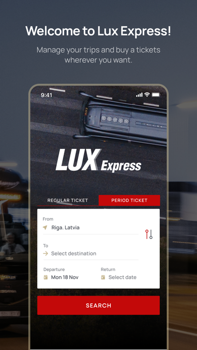 Lux Express Screenshot