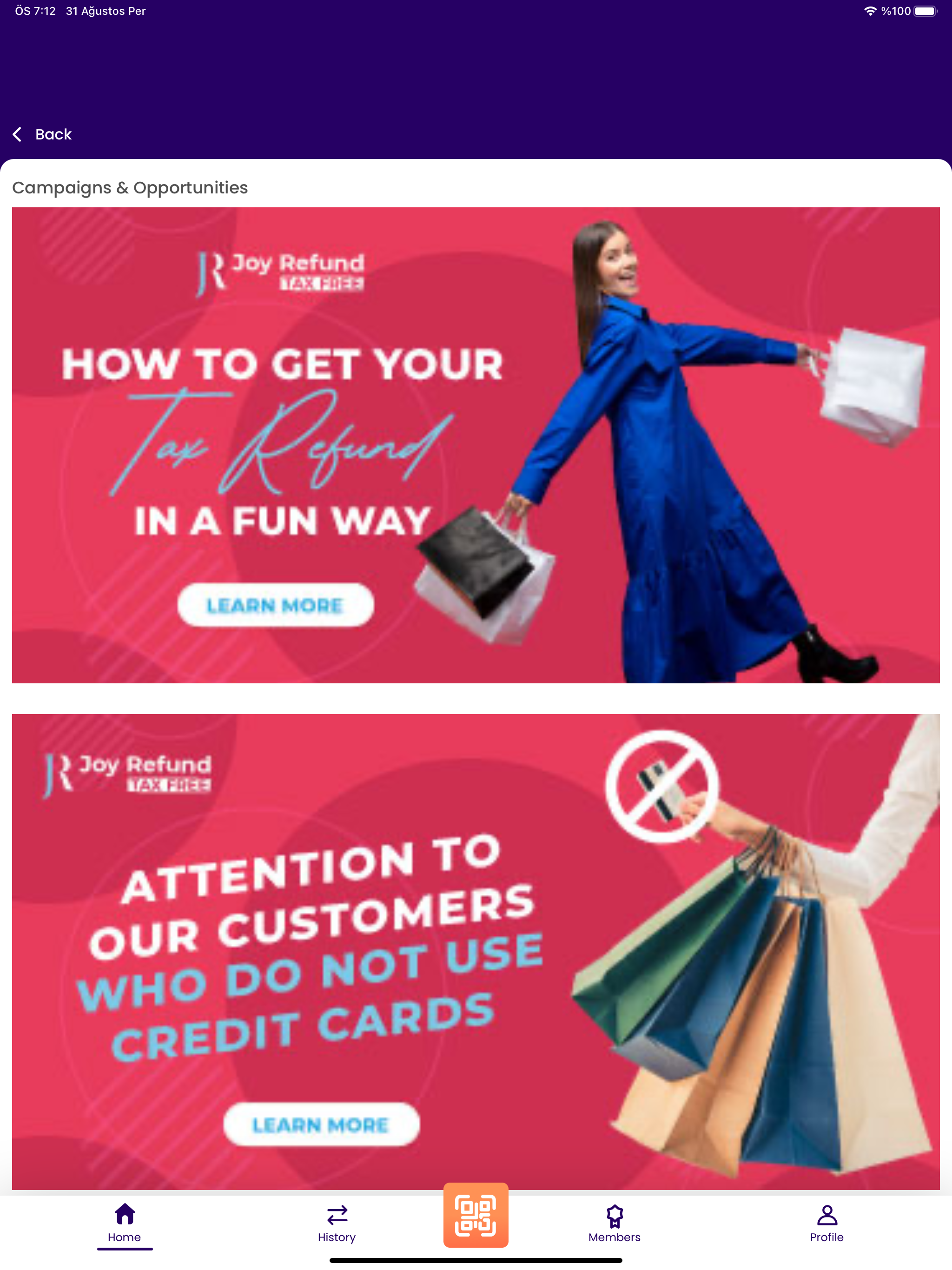 Joy Refund