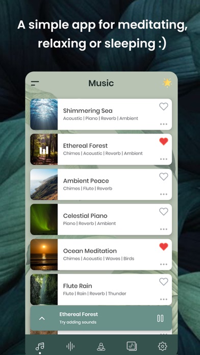 Meditation Music: Sleep Sounds Screenshot